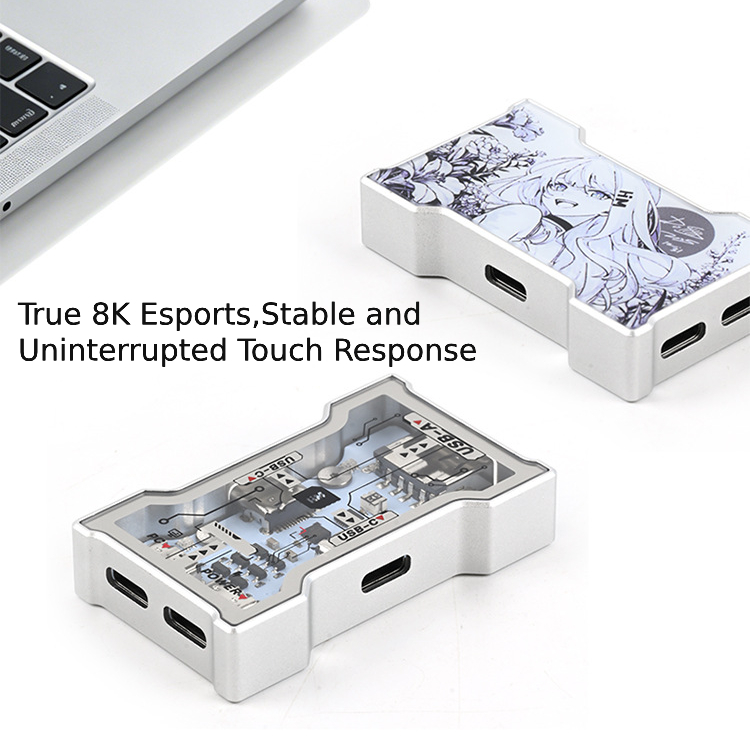 RGB USB Hub 2 Input 3 Output B - Desk Setup Gaming ulasan dan harga