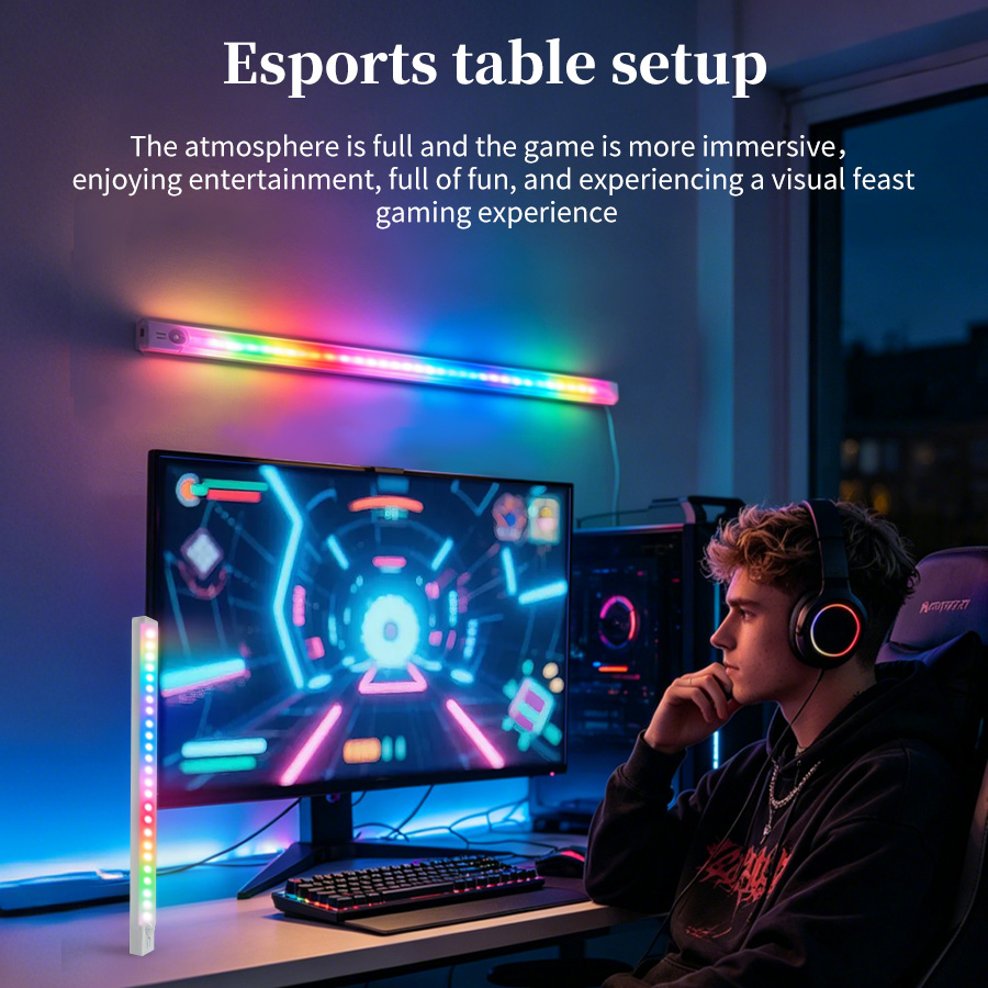 Lampu Meja LED RGB Dapat Diisi - Desk Setup Gaming ulasan dan harga