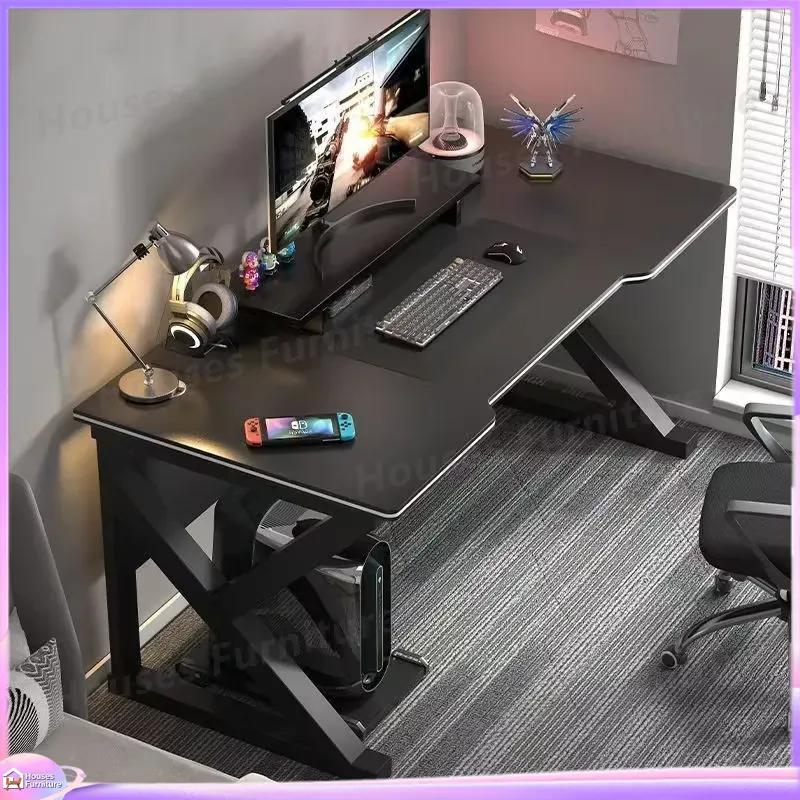 Meja Gaming Cafe Metal Hitam M - Desk Setup Gaming ulasan dan harga