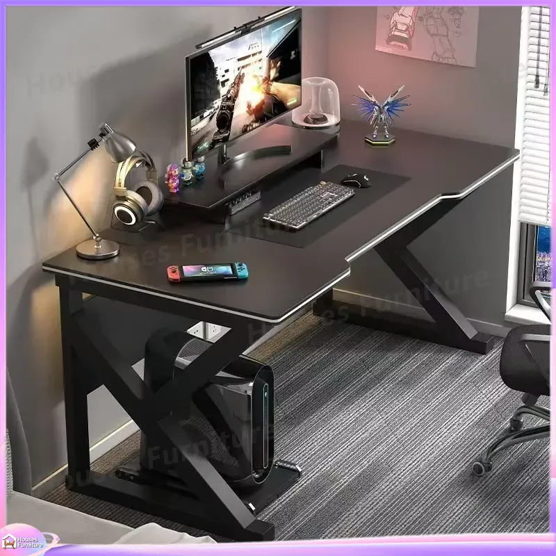 Meja Gaming Cafe Metal Hitam M - Desk Setup Gaming ulasan dan harga