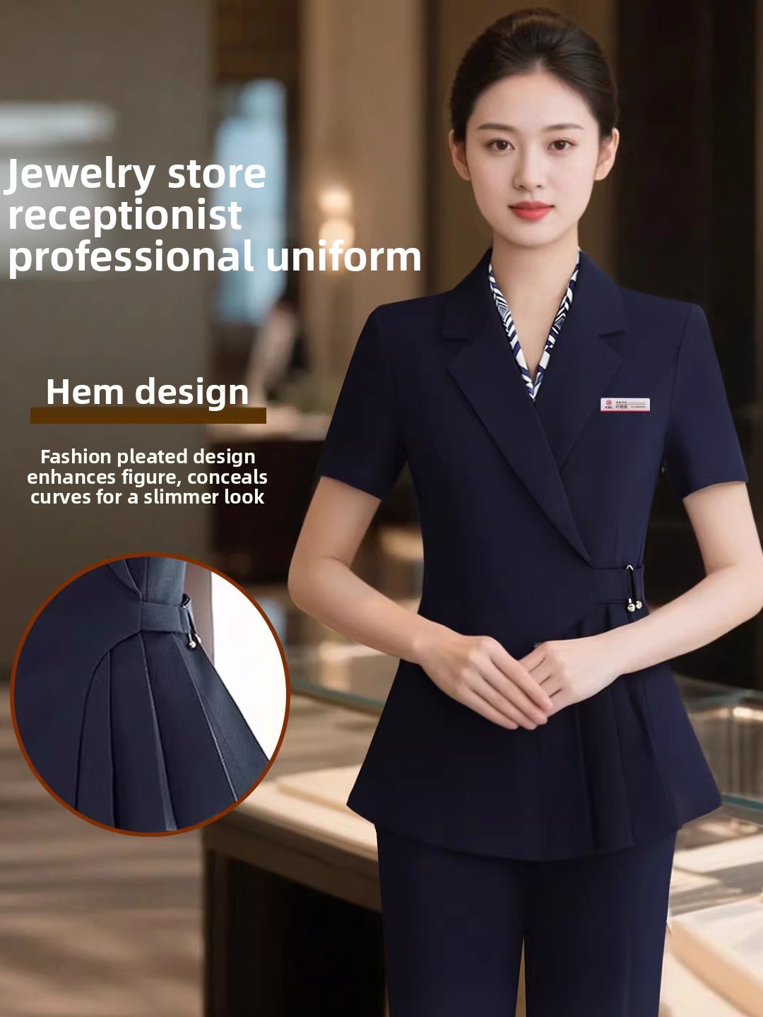 Setelan Jas Pendek Abu-abu unt - Jewelry Desk Setup ulasan dan harga