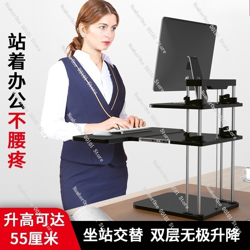 Konverter Meja Berdiri yang Da - Desk Setup With Laptop And Monitor ulasan dan harga
