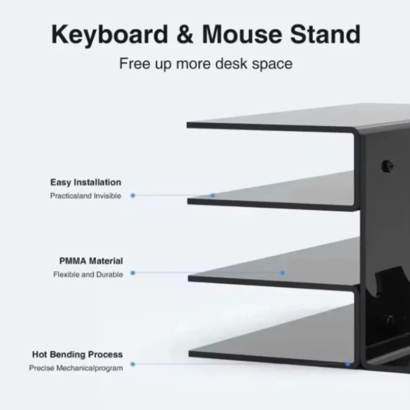Rak Penyimpanan Akrilik 3 Ting - Desk Setup Gaming ulasan dan harga