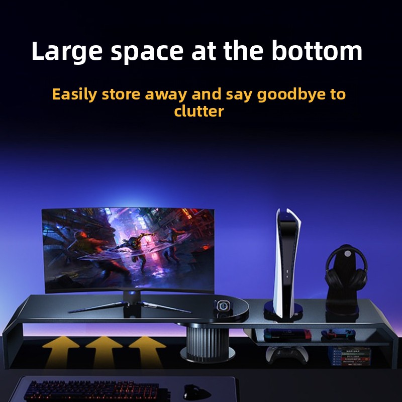 Penyangga Monitor Ganda untuk  - Desk Setup With Laptop And Monitor ulasan dan harga