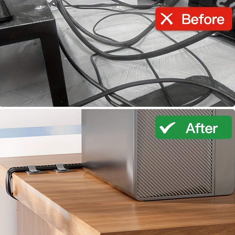 Pengikat Kabel Tali Velcro yan - Desk Setup With Laptop And Monitor ulasan dan harga