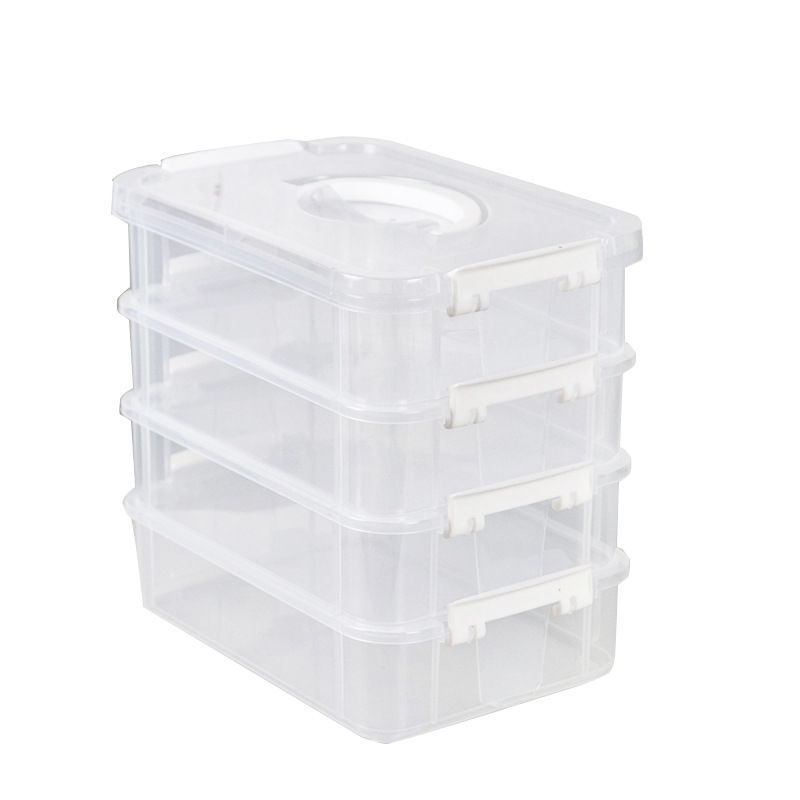 Kotak Penyimpanan Transparan 4 - Jewelry Desk Setup ulasan dan harga