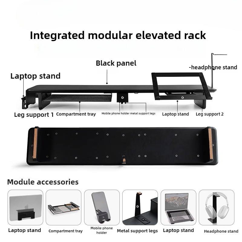 Stand Monitor Modular Ergonomi - Desk Setup With Laptop And Monitor ulasan dan harga