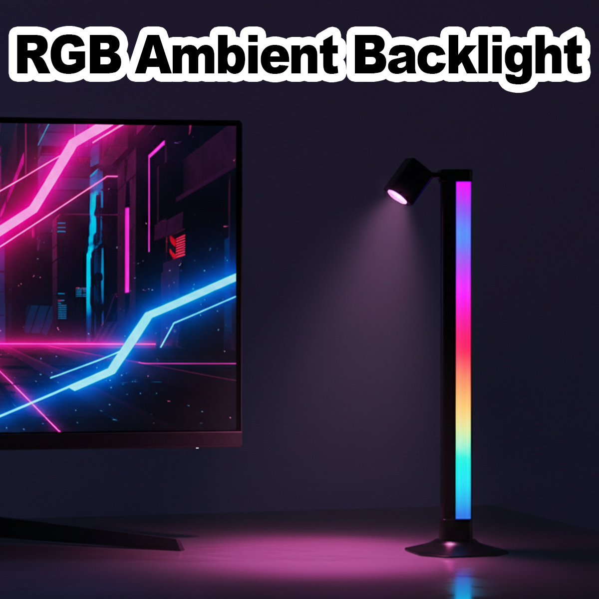 Lampu LED RGB Smart Light Bar  - Desk Setup Gaming ulasan dan harga